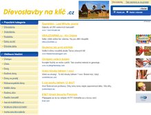 Tablet Screenshot of drevostavbynaklic.cz